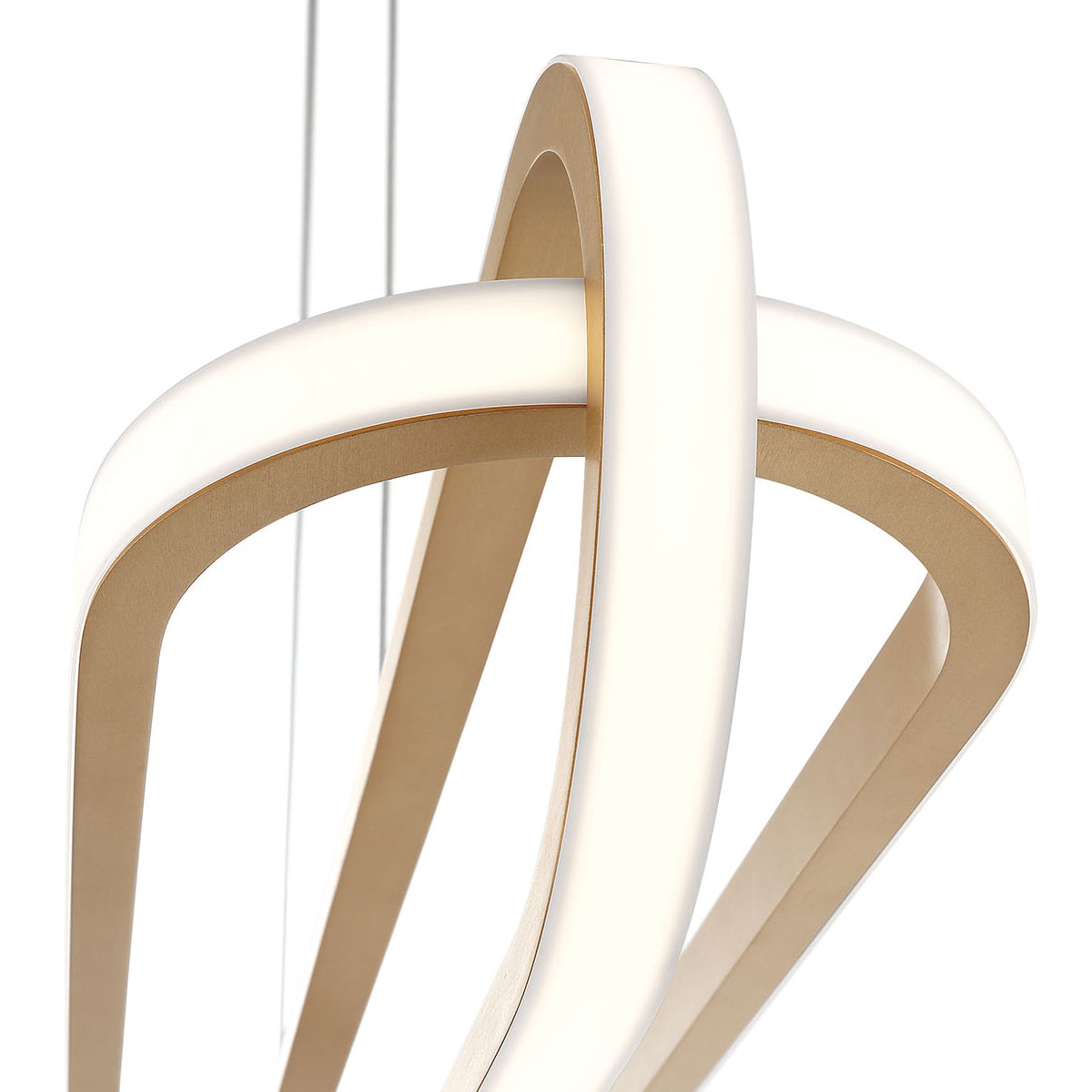 Lampa wyspowa Demark - Szczotkowane złoto, Eurofase - ePlafoniera.pl