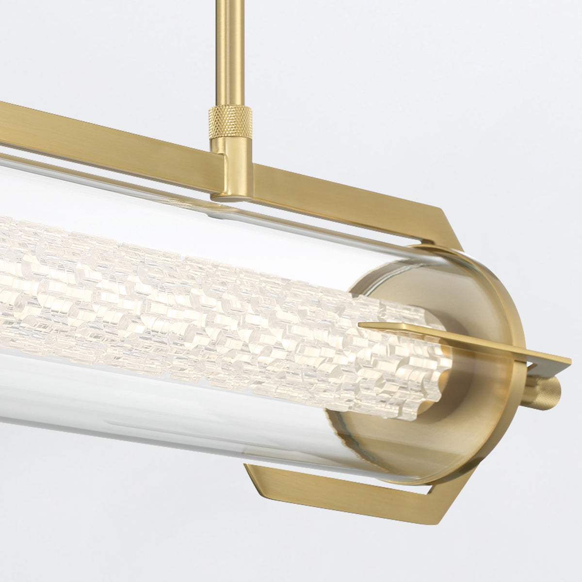 Lampa wyspowa Espada - Szczotkowane złoto, Eurofase - ePlafoniera.pl