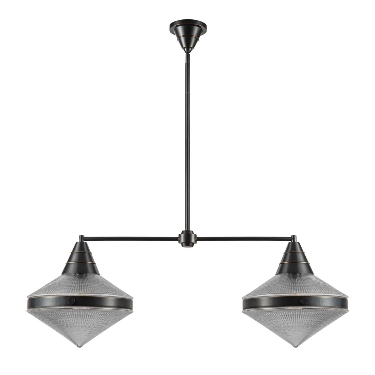 Lampa wyspowa Willard - 2 źródła światła - Miejski brąz, Alora - ePlafoniera.pl