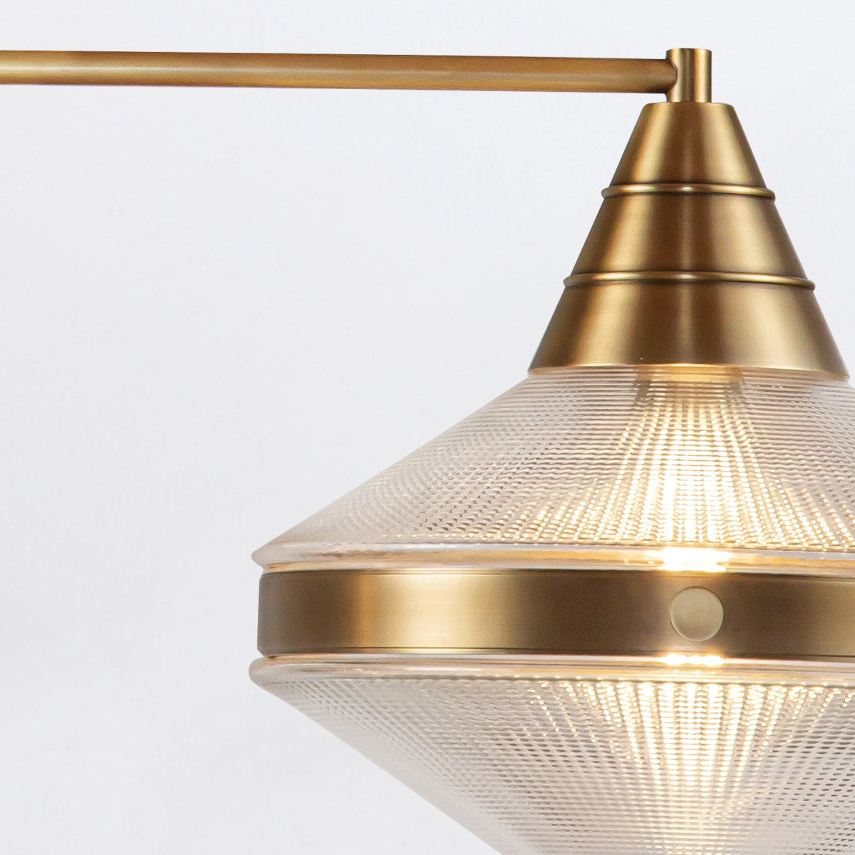 Lampa wyspowa Willard - 2 źródła światła - Vintage mosiądz, Alora - ePlafoniera.pl