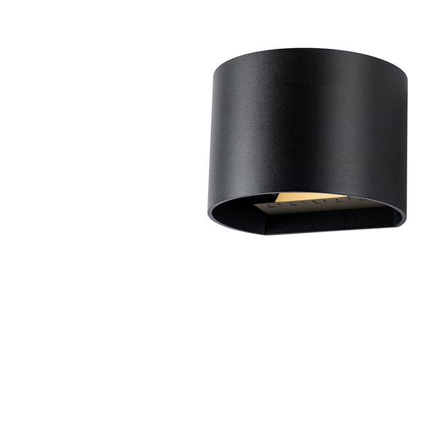 Lampa zewnętrzna - kinkiet, ogrodowy czarny IP 44 (2x3W, 3000K) (system 12V LED) Goura