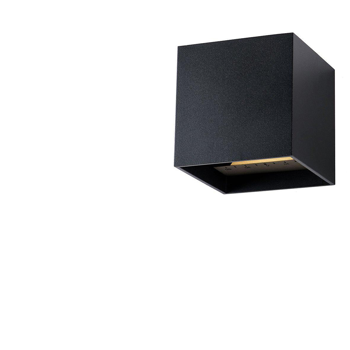 Lampa zewnętrzna - kinkiet, ogrodowy czarny IP 44 (2x3W, 3000K) (system 12V LED) Mauri
