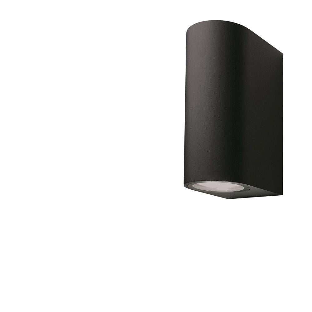 Lampa zewnętrzna - kinkiet, ogrodowy czarny IP 44 (2x4W, 3000K) (system 12V LED) Sibus