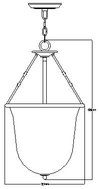 Antyczny nikiel - lampa wisząca, żyrandol (bąbelki powietrza) do kuchni salonu (3xE14) Hinkley (Dakota)
