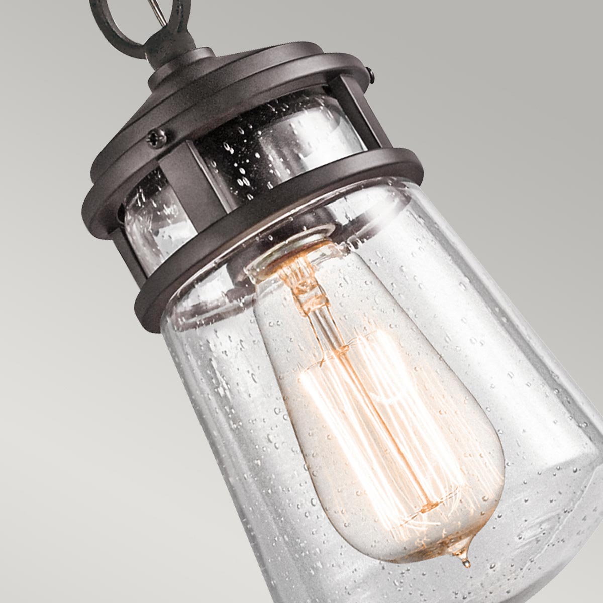 Lyndon - lampa wisząca do wewnątrz i na zewnątrz - Kichler (stary brąz)