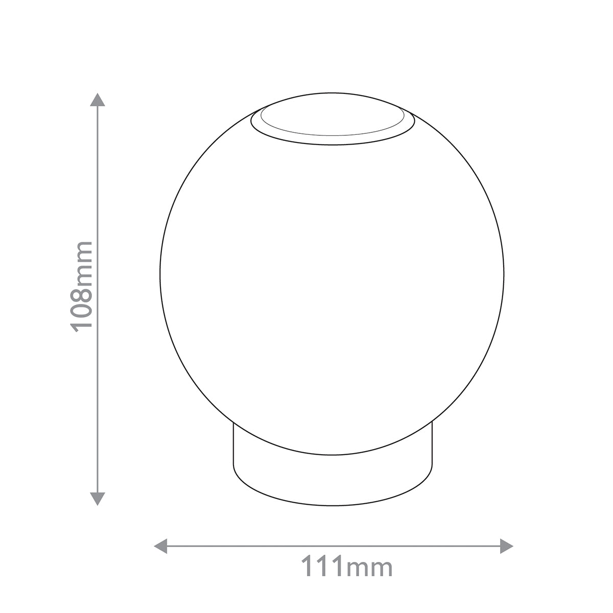 Mała lampa stołowa LED Marni - Naturalny mosiądz, Alora - ePlafoniera.pl