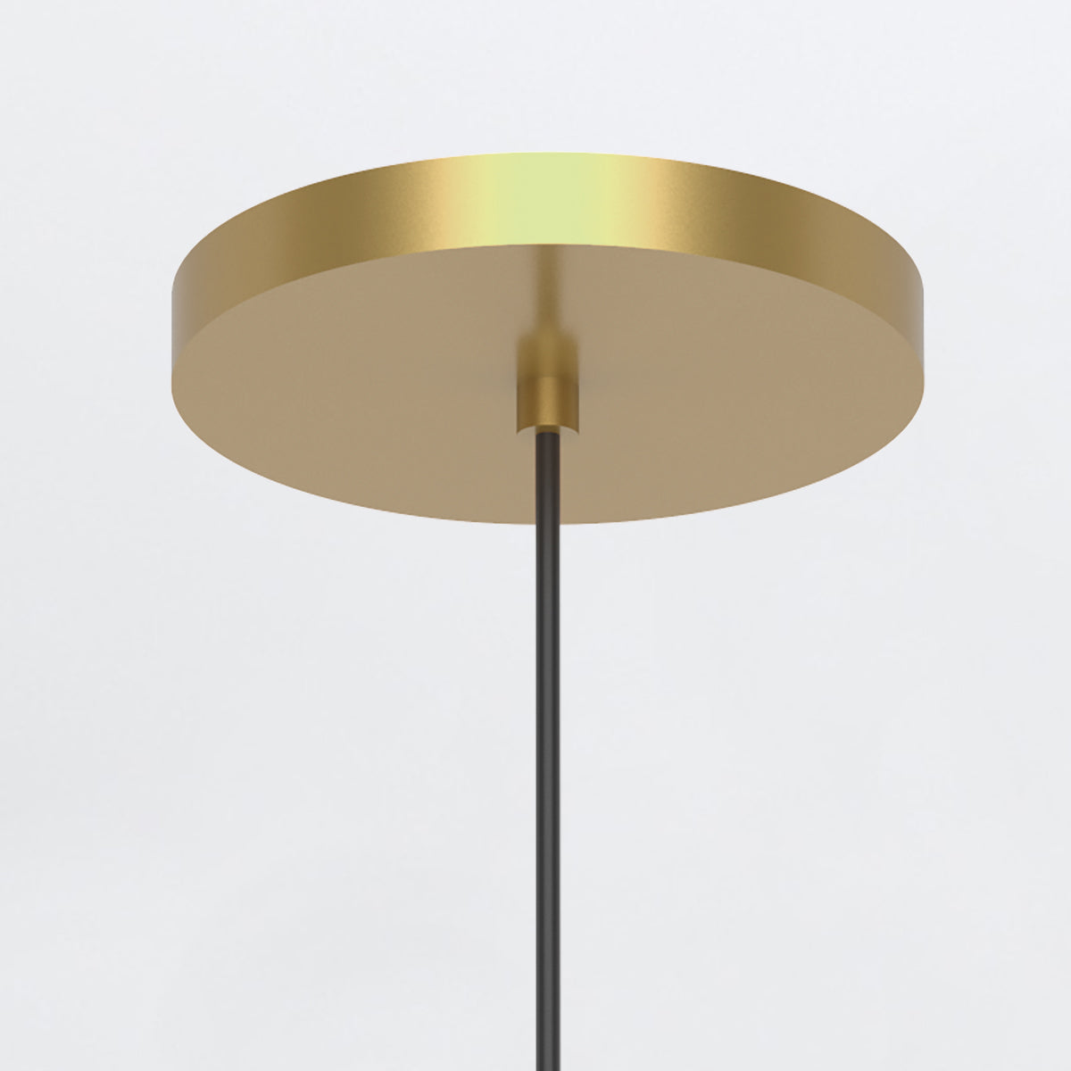 Mała lampa wisząca LED Marni - Naturalny mosiądz, Alora - ePlafoniera.pl