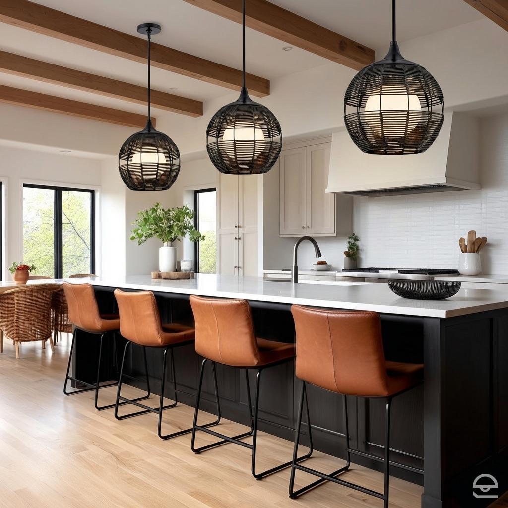 Mała lampa wisząca Maddox - 1 źródło światła - Czarny, Hinkley