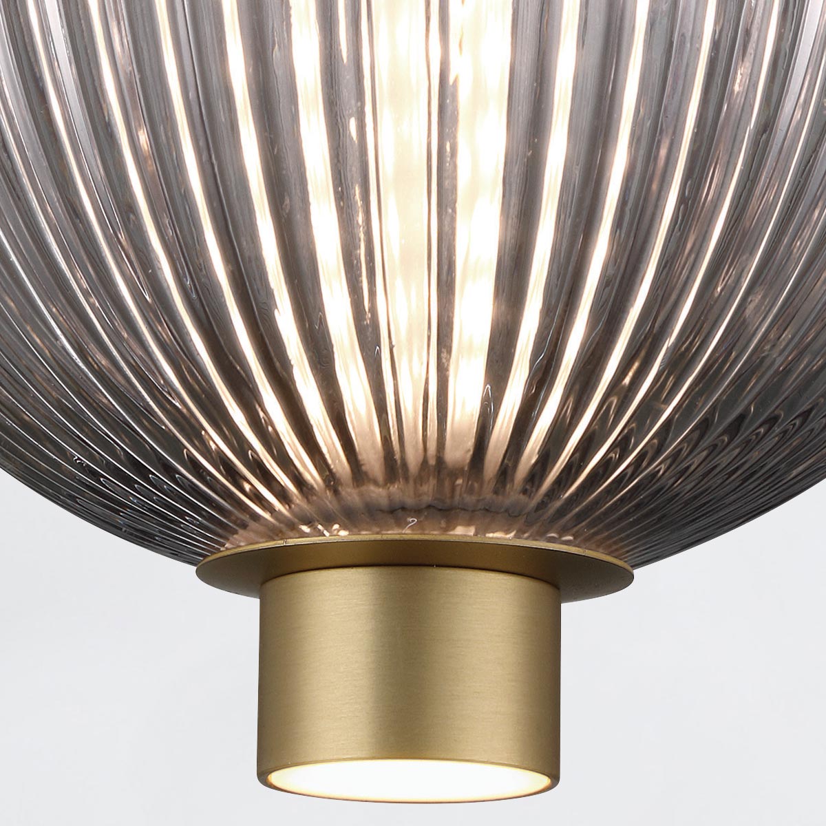 Mała lampa wisząca Palmas - 2 źródła światła - Szczotkowane złoto, Eurofase - ePlafoniera.pl
