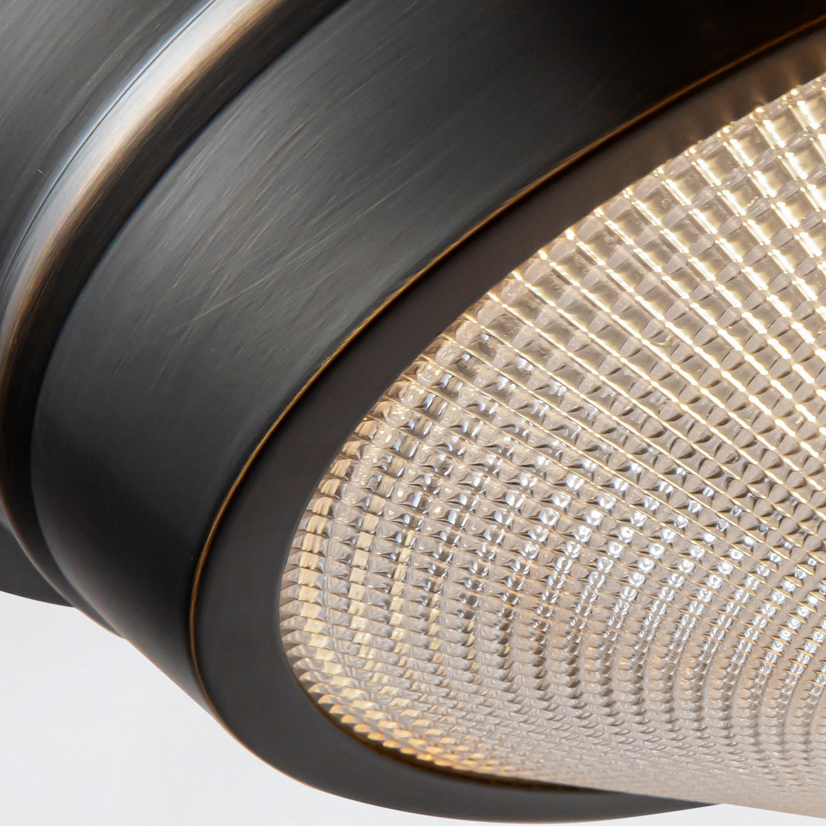 Mały plafon Willard - 1 źródło światła - Miejski brąz, Alora - ePlafoniera.pl