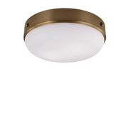 Metal, szkło - lampa sufitowa 33cm (mosiądz) do kuchni salonu (1xE27) Feiss (Cadence)