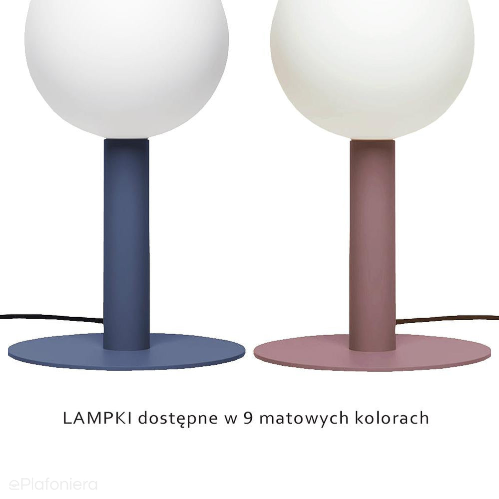 Metalowa lampa matowa stojąca - stołowa nowoczesna do salonu sypialni (Matuba Table) Loftlight