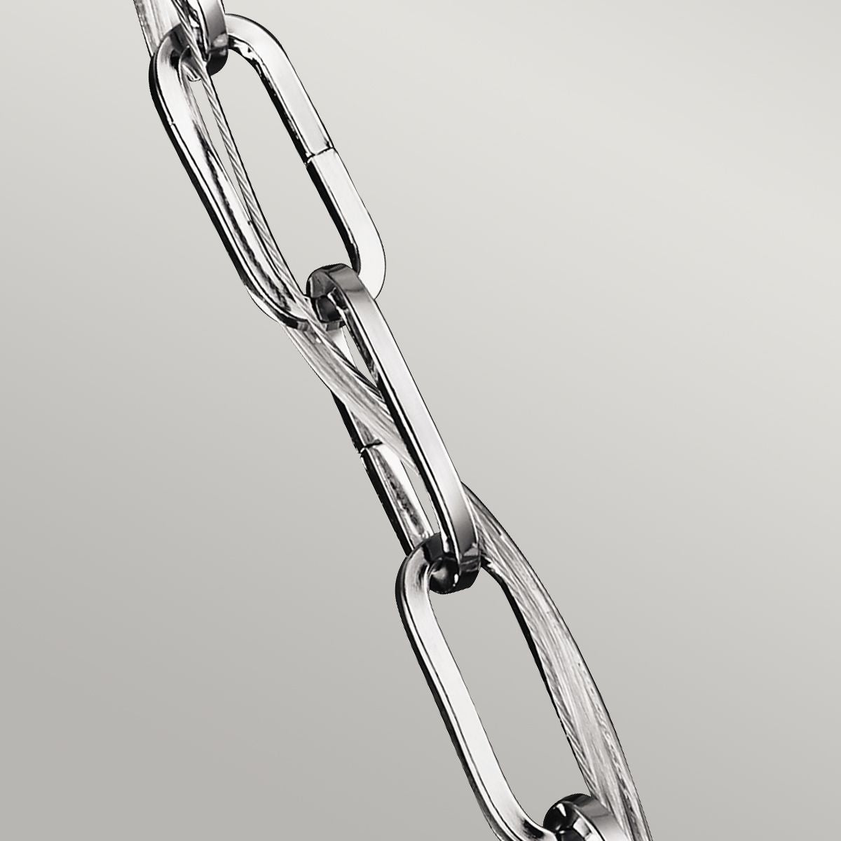 Metalowa lampa wisząca 29cm (ażurowa kula - nikiel) do kuchni salonu sypialni (3xE14) Feiss (Corinne)