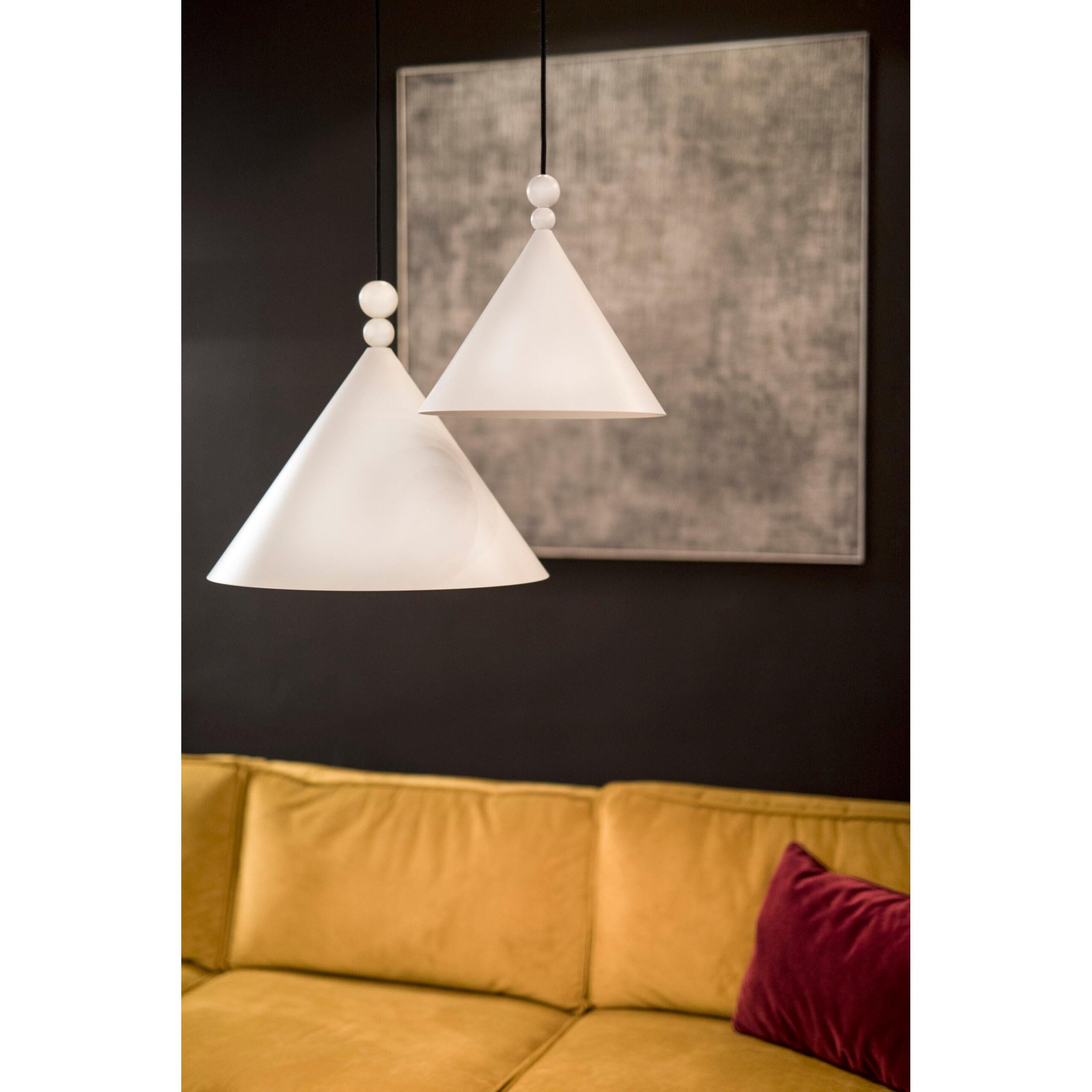 Metalowa lampa wisząca - do salonu sypialni kuchni (30/45/60cm 1xE27) (Konko Kule) Loftlight