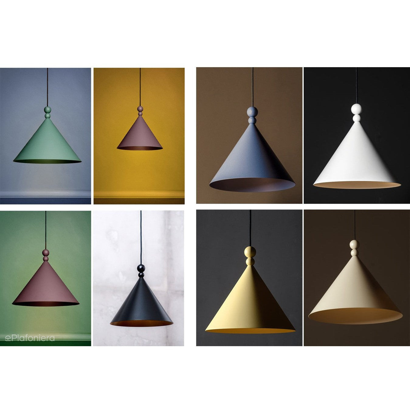 Metalowa lampa wisząca - do salonu sypialni kuchni (30/45/60cm 1xE27) (Konko Kule) Loftlight
