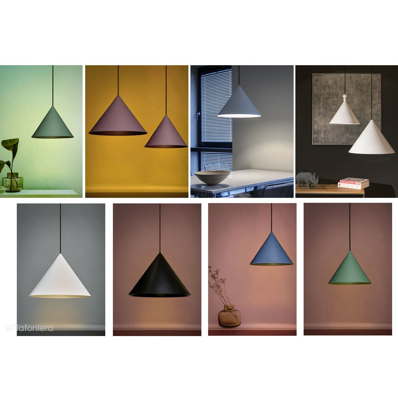 Metalowa lampa wisząca Konko Light - Loftlight (30/45/60cm 1xE27)