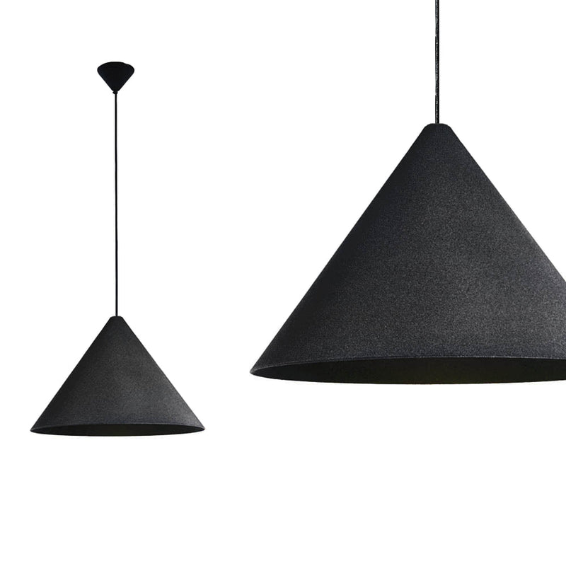 Metalowa lampa wisząca - zamsz, do salonu sypialni (30/45/60/80cm 1xE27) (Konko Velvet) Loftlight