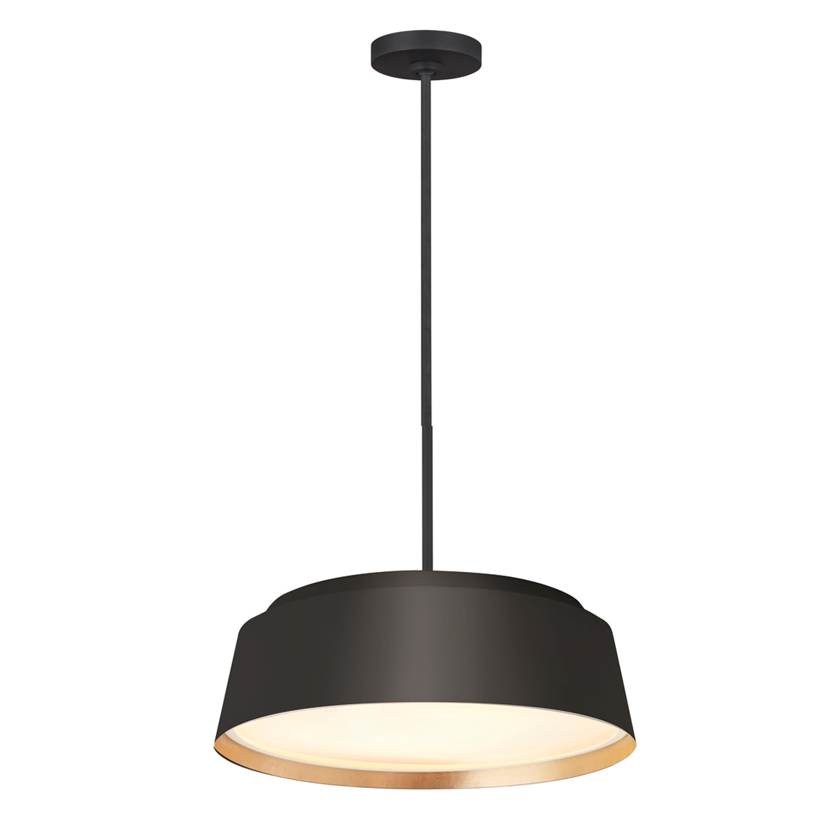 Modna lampa wisząca do kuchni, jadalni, salonu, czarna metalowa 5xE14, Feiss (Asher)