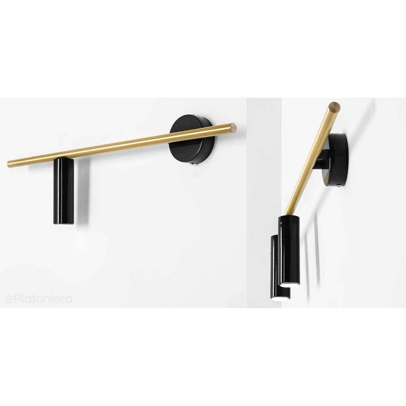 Mosiężna lampa - kinkiet do salonu sypialni (1xGU10-mini) Aldex (Trevo) 1083C40