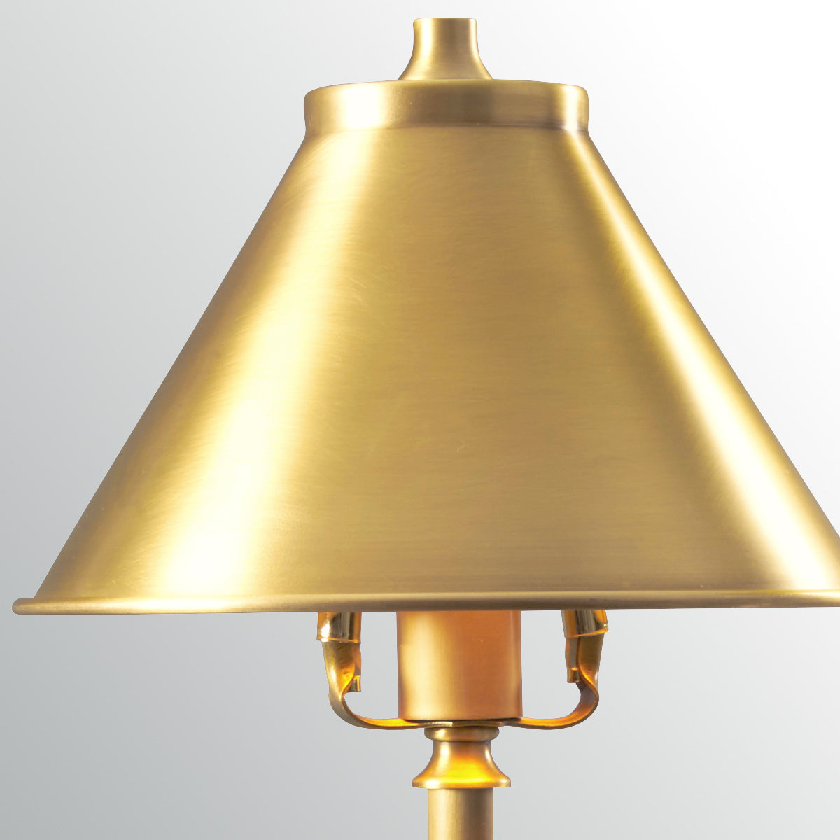 Mosiężna lampa stołowa / biurkowa Provence - Elstead (1xE14, stary mosiądz)