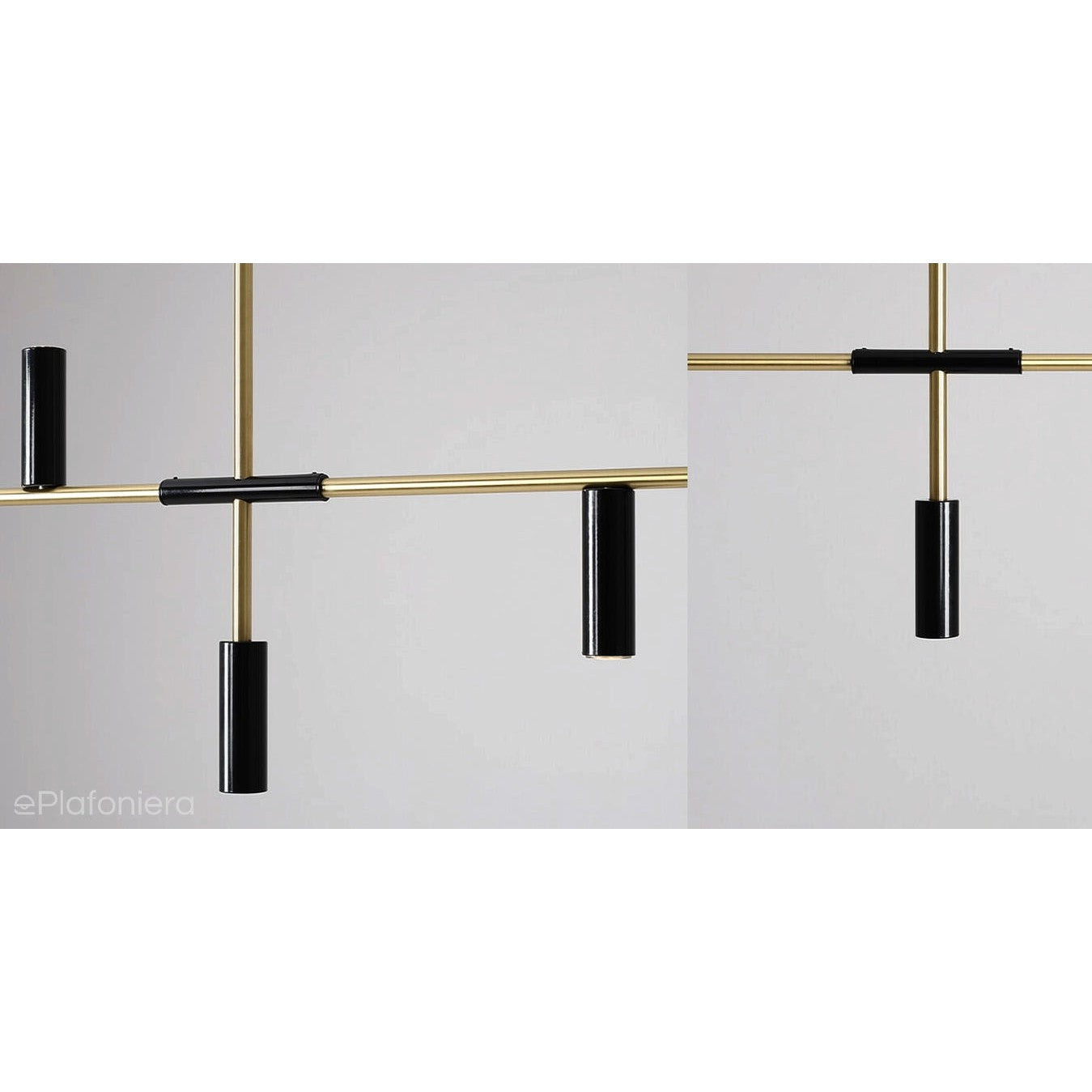 Mosiężna lampa - wisząca do salonu sypialni (6xGU10-mini) Aldex (Trevo) 1083K40