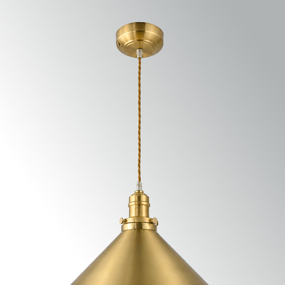 Mosiężna lampa wisząca Provence - Elstead (stary mosiądz, 37cm, 1xE27)