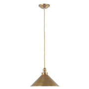 Mosiężna lampa wisząca Provence - Elstead (stary mosiądz, 37cm, 1xE27)