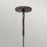 Astrid - loftowa lampa wisząca - Hinkley, druciana - ażurowa klatka (70x70cm / 5xE14)