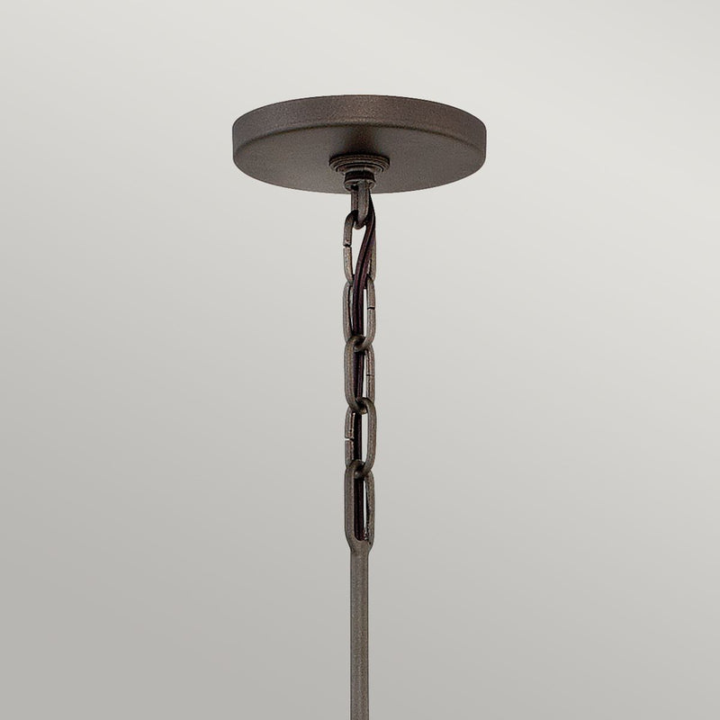 Wisząca lampa druciana - ażurowa klatka (30x30cm) do salonu kuchni sypialni (1xE27) Hinkley (Astrid)
