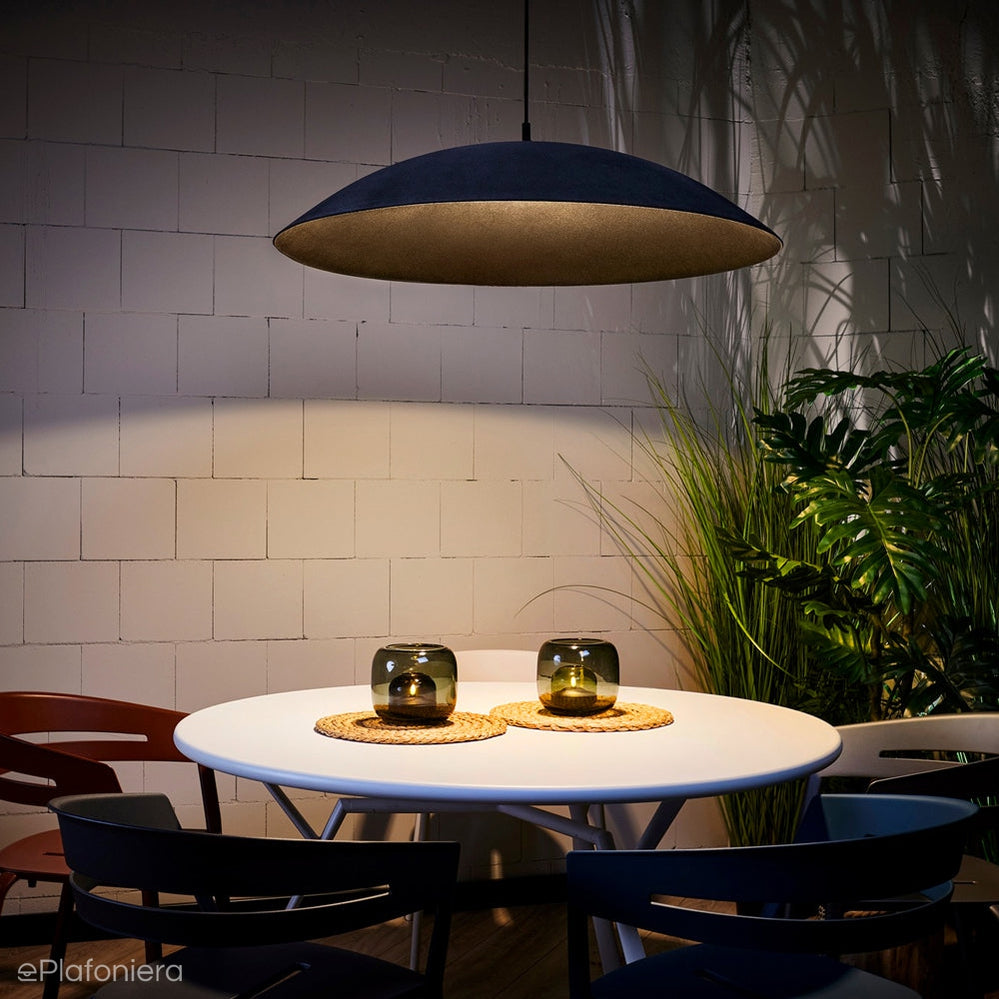 Nowoczesna duża lampa wisząca 96cm do salonu Telstar Velvet LoftLight