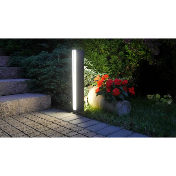 Nowoczesna lampa ogrodowa Linea - SU-MA, 60cm, LED 17W, grafit