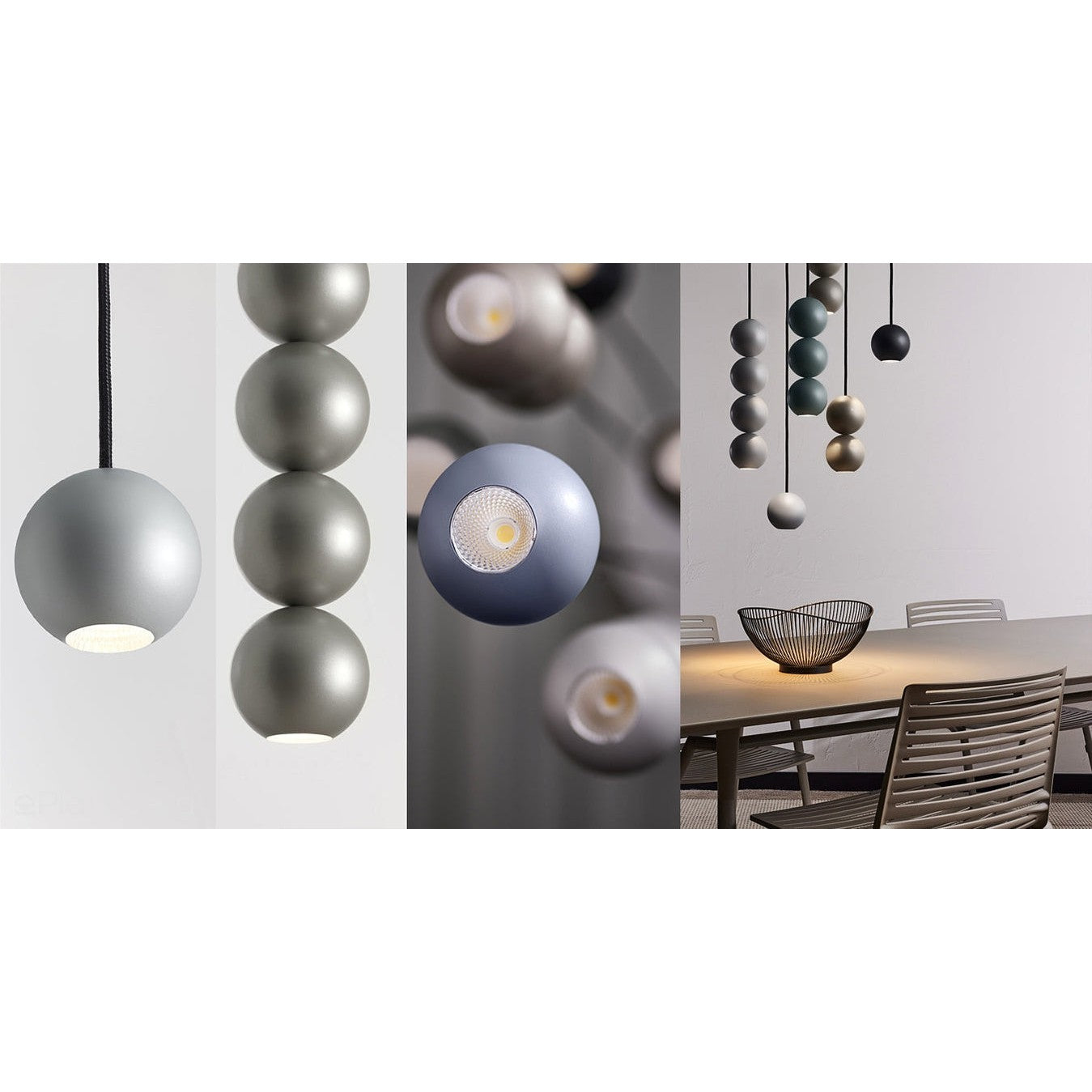 Nowoczesna lampa wisząca, 1 kula (kolory Pantone) Bola Bola LED Loftlight