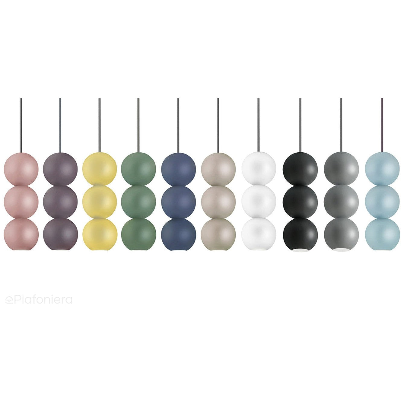 Nowoczesna lampa wisząca, 1 kula (kolory Pantone) Bola Bola LED Loftlight
