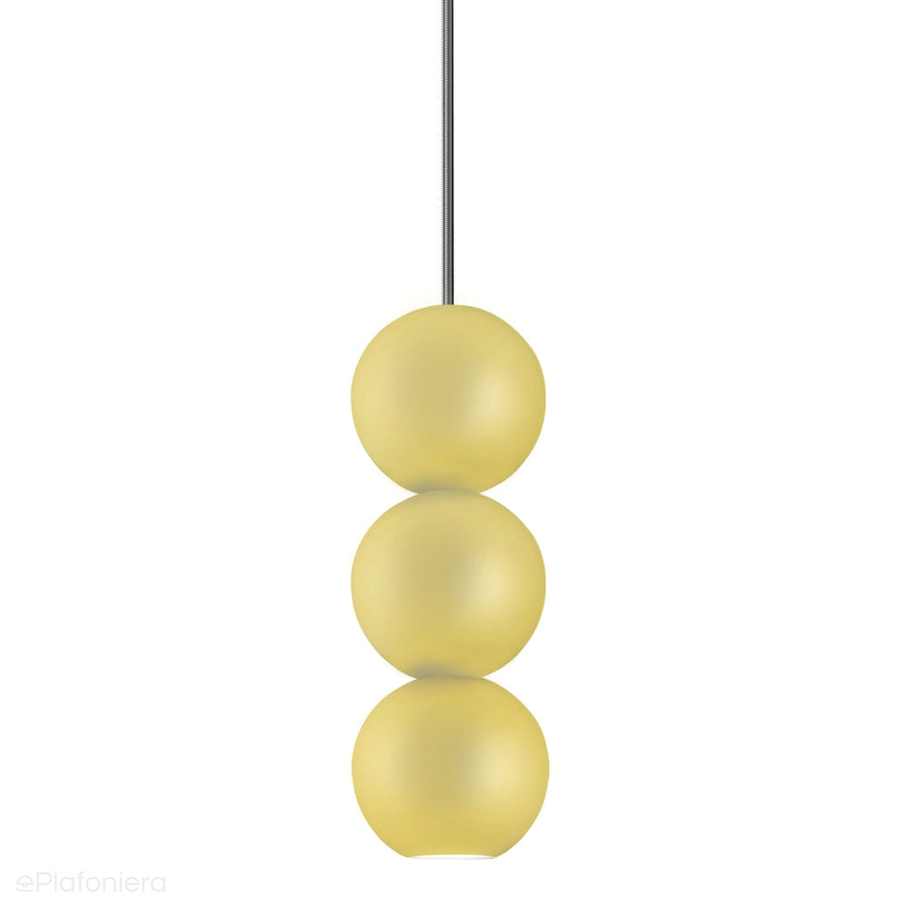 Nowoczesna lampa wisząca, 3 kule (kolory Pantone) Bola Bola LED Loftlight