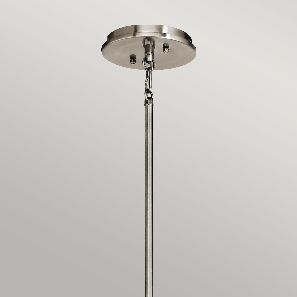 Nowoczesna lampa wisząca 61cm (pewter - szkło) do kuchni jadalni salonu (4xE27) Kichler (Emory)