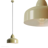 Nowoczesna lampa wisząca do jadalni, kolorowa metalowa, Como Pistachio (Aldex)