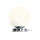 Nowoczesna lampka nocna Ball - Mosiądz/Złoty/Chrom - Aldex 1076B