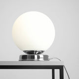 Nowoczesna lampka nocna Ball - Mosiądz/Złoty/Chrom - Aldex 1076B