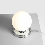 Nowoczesna lampka nocna Ball - Mosiądz/Złoty/Chrom - Aldex 1076B