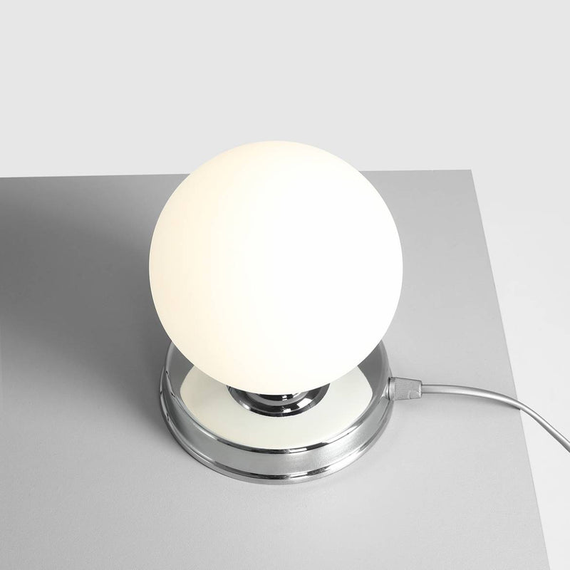 Nowoczesna lampka nocna Ball - Mosiądz/Złoty/Chrom - Aldex 1076B