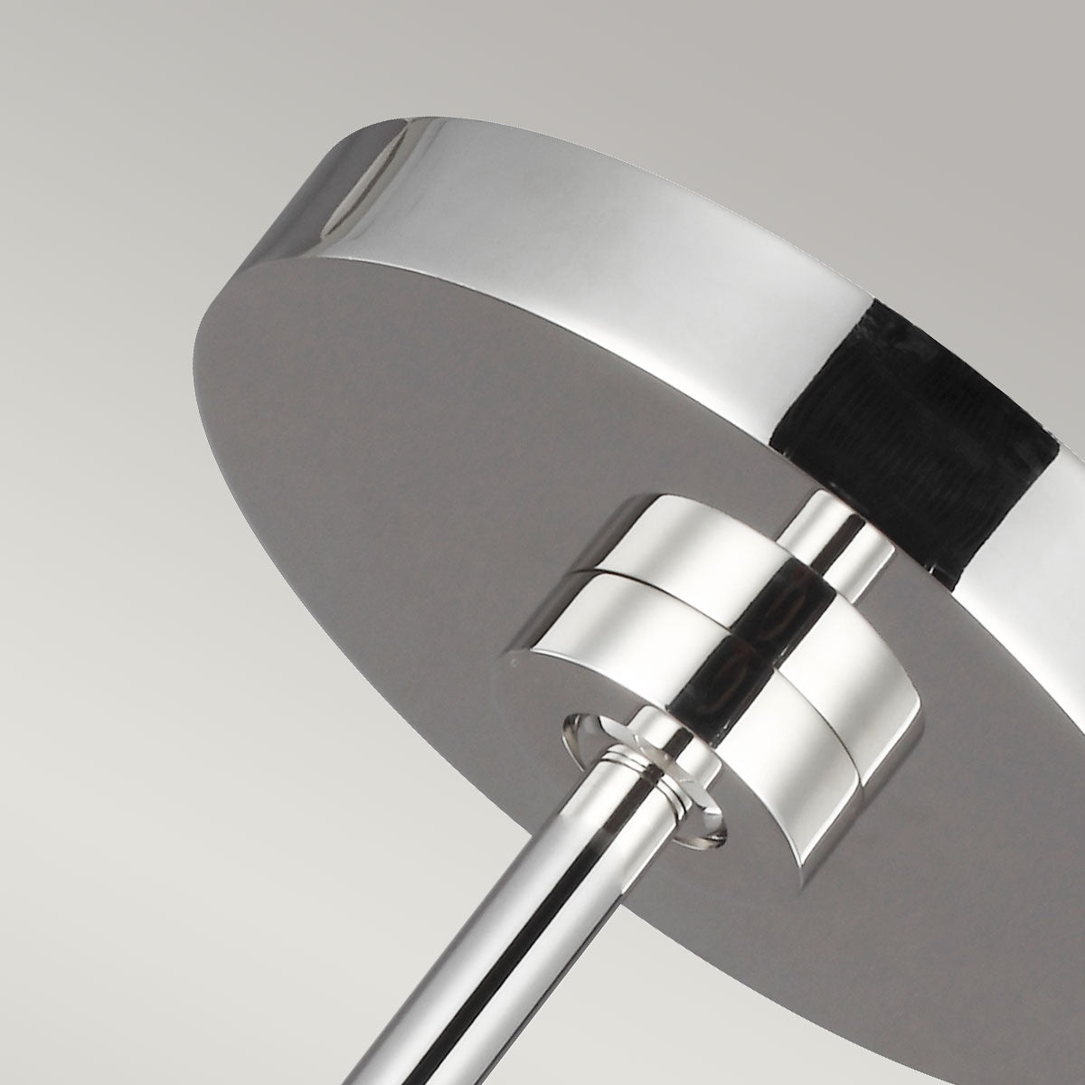 Nowoczesna metalowa lampa nad stół do salonu sypialni (nikiel) 1xE27, Feiss (Brisbin)