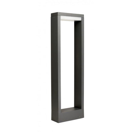 Nowoczesny słupek Form 50/80cm ramka LED ciemny popiel