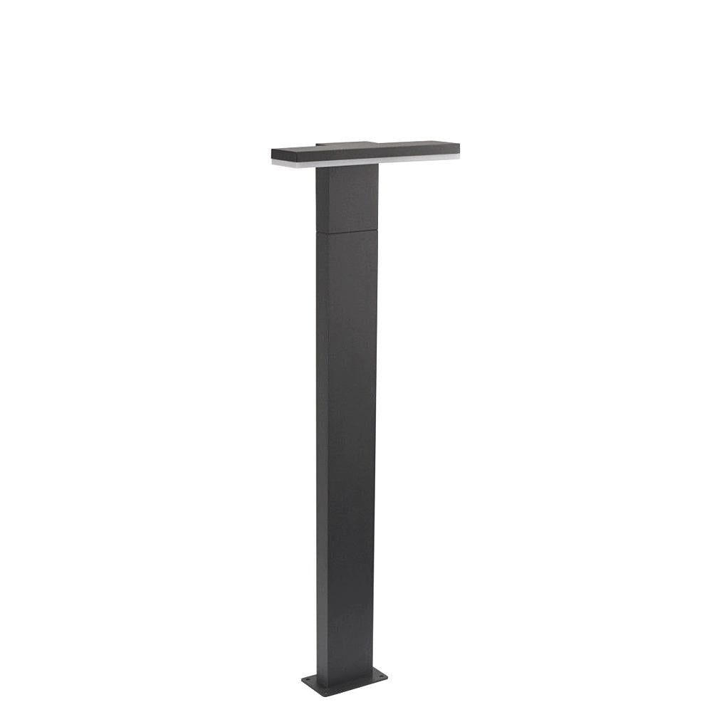 Nowoczesny słupek LED 58/78cm - ogrodowa lampa stojąca zewnętrzna grafit (LED 10W) SU-MA (Fler)