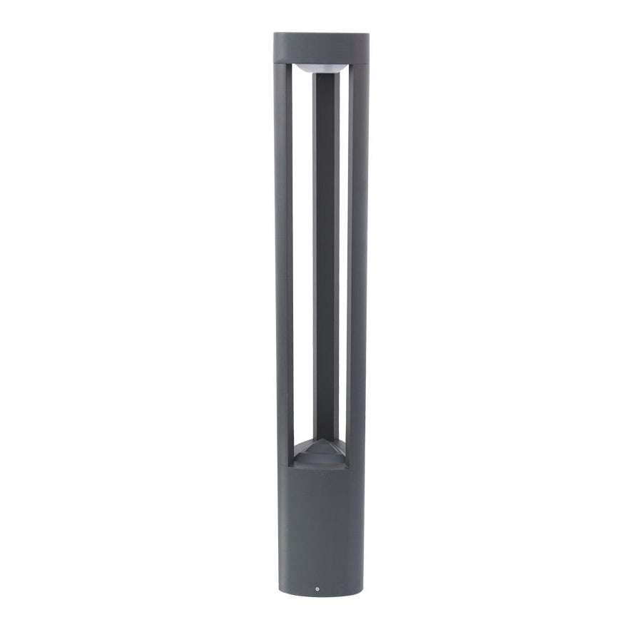 Nowoczesny słupek ogrodowy 30/50/80cm - lampa zewnętrzna stojąca (1x GX53) SU-MA (Fan)