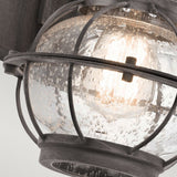 Metalowa latarnia, lampa loftowa Bridge Point M - Kichler, lampa ścienna, kinkiet 1xE27