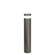 Okrągły nowoczesny słupek 50/75cm - lampa ogrodowa zewnętrzna stojąca grafit (LED 6W, 440lm) SU-MA (Delta)