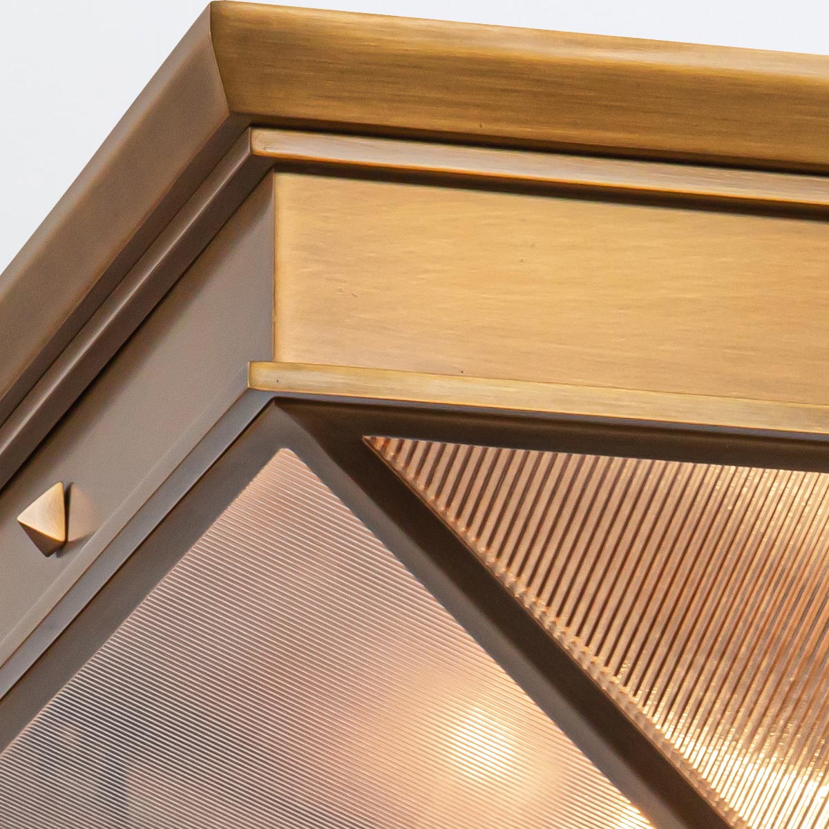 Plafon Cairo - 2 źródła światła - Vintage mosiądz, Alora - ePlafoniera.pl