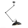 Plafon ustawny 35cm, lampa sufitowa, ścienna czarna 1xE27, Aldex (Melos) 808PL/G1