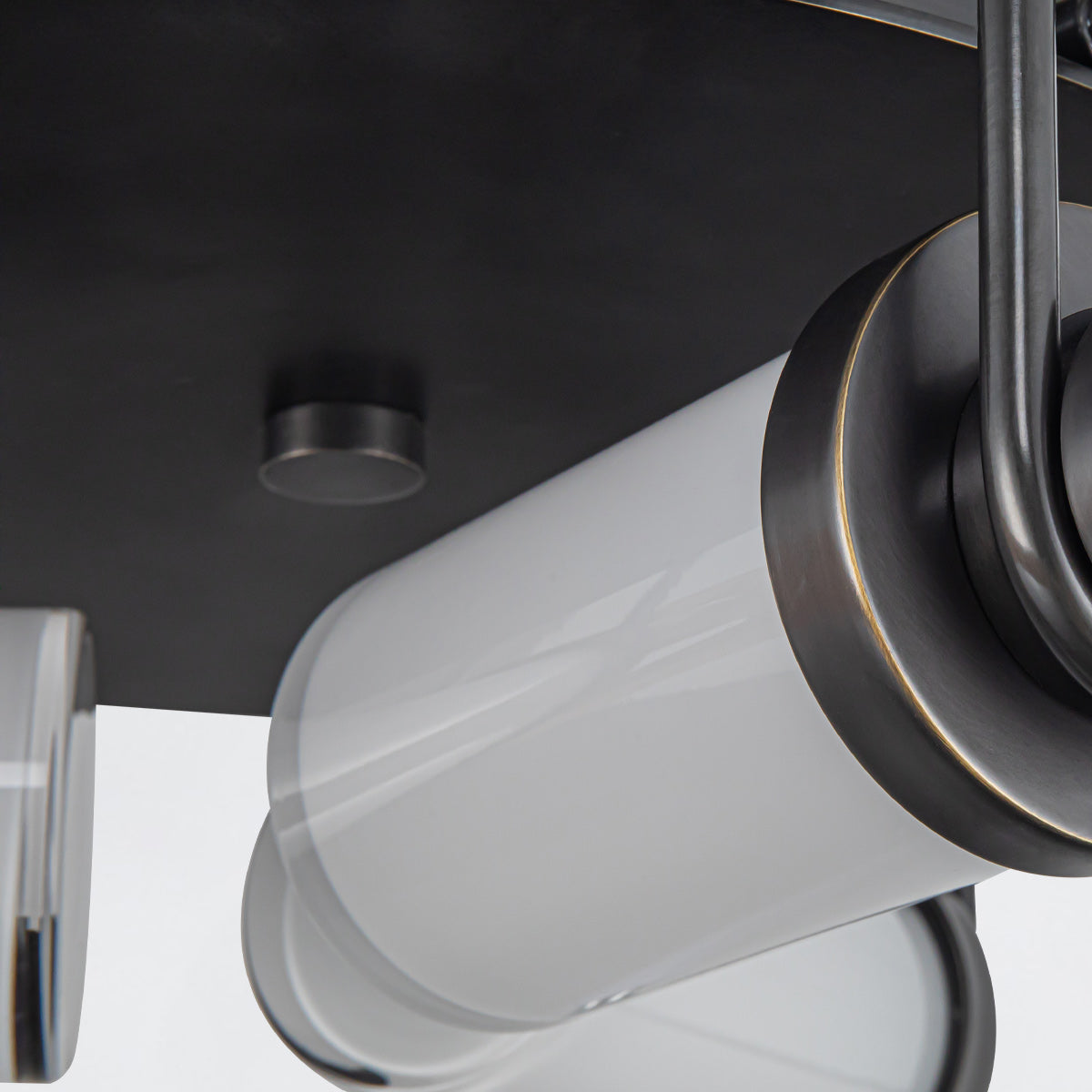 Plafon Wynwood - 3 źródła światła - Miejski brąz, Alora - ePlafoniera.pl