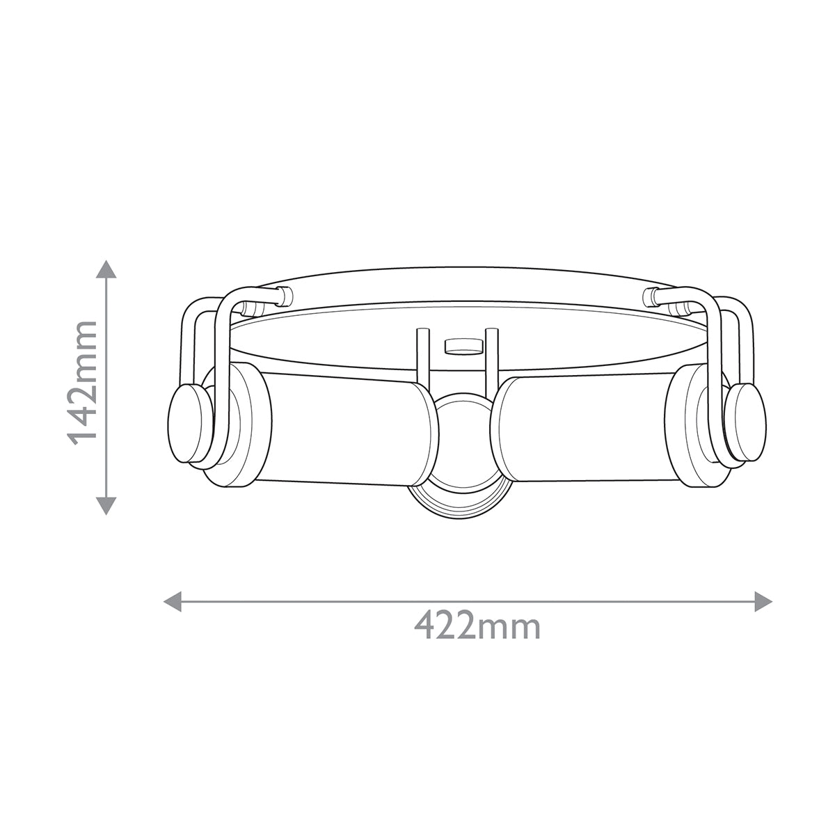 Plafon Wynwood - 3 źródła światła - Miejski brąz, Alora - ePlafoniera.pl